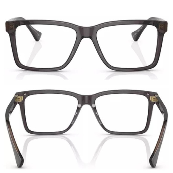 Versace
Men's Rectangle Eyeglasses, MOD 3328 Color:Transparent Gray - Picture 3 of 11